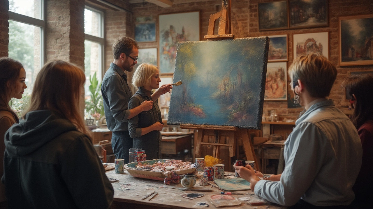 Step-by-Step Techniques for Blurring Oil Painting Edges