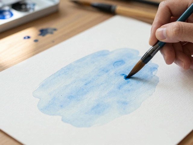 What Are Watercolor Paintings Most Often Painted On?