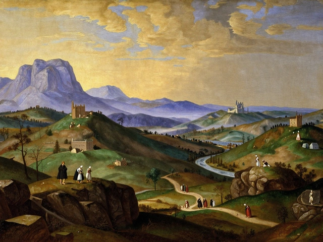 What Is Considered the First Landscape Painting Since Antiquity?