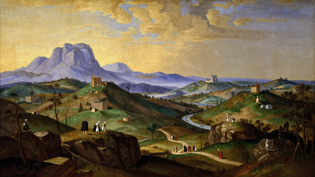 What Is Considered the First Landscape Painting Since Antiquity?