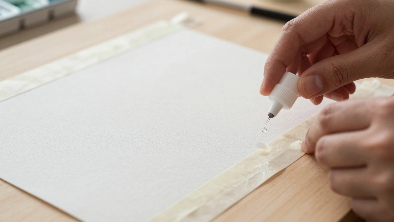 Alternatives to Stretching Watercolor Paper: Tape, Board, and Wet Methods